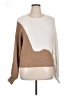 No Comment Color Block Tan Pullover Sweater Size XL - photo 1