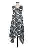Attention 100% Rayon Paisley Black Casual Dress One size - photo 1