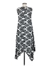 Attention 100% Rayon Paisley Black Casual Dress One size - photo 2