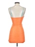 Shein Color Block Orange Cocktail Dress Size 2 - photo 2