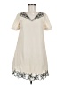 ASOS 100% Polyester Ivory Casual Dress Size 6 - photo 1