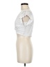 Urban Romantics Silver Short Sleeve Top Size M - photo 5