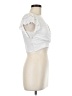 Urban Romantics Silver Short Sleeve Top Size M - photo 4