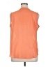 Mix & CO 100% Polyester Orange Sleeveless Blouse Size XL - photo 2