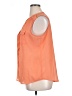 Mix & CO 100% Polyester Orange Sleeveless Blouse Size XL - photo 5