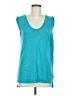Rubbish 100% Polyester Teal Sleeveless T-Shirt Size M - photo 1