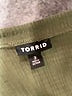 Torrid Green Long Sleeve Henley Size 3X Plus (3) - photo 7