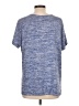 Croft & Barrow Blue Short Sleeve Top Size L - photo 2