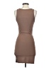 Shein Solid Brown Cocktail Dress Size XS - photo 2