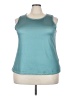 Unbranded Teal Sleeveless T-Shirt Size 3X - photo 1