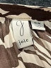 J by Joie 100% Polyester Animal Print Brown Short Sleeve Blouse Size M - photo 7