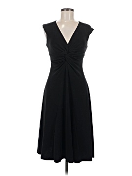 slim fit dress slacks White House Black Market Yellow Geometric Lace Overlay Fit & Flare Dre –  theuntamedthread.com main image 1