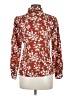 Assorted Brands Floral Red Long Sleeve Blouse Size 9 - photo 2