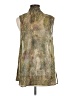 Susan Graver Green Sleeveless Blouse Size M - photo 2