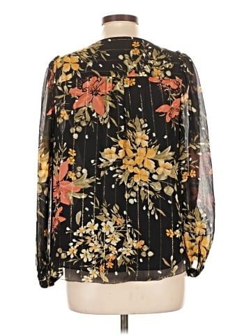 Joie Long Sleeve Silk Top (view 2)