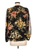 Joie Gold Black Long Sleeve Silk Top Size L - photo 2
