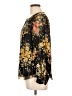 Joie Gold Black Long Sleeve Silk Top Size L - photo 5