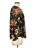 Joie Gold Black Long Sleeve Silk Top Size L - photo 4