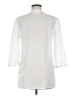 Chico's 100% Cotton Ivory 3/4 Sleeve Blouse Size Med (1) - photo 2