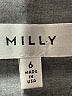 Milly 100% Cotton Gray Sleeveless Blouse Size 6 - photo 3