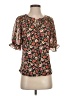 Assorted Brands Black Short Sleeve Blouse Size S - photo 1