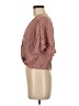 Tru Blu 100% Rayon Brown 3/4 Sleeve Blouse Size XS - photo 5