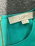 Ann Taylor LOFT Solid Teal Cocktail Dress Size 4 - photo 7