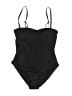 Gap Solid Black One Piece Swimsuit Size S - photo 1