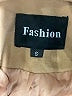 Fashion 100% Polyester Tan Coat Size S - photo 6