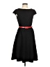 Anne Klein Solid Black Casual Dress Size 6 - photo 1