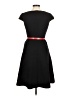 Anne Klein Solid Black Casual Dress Size 6 - photo 2