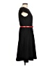 Anne Klein Solid Black Casual Dress Size 6 - photo 4