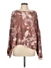 Assorted Brands 100% Spandex Floral Brown Pullover Sweater Size L - photo 1