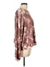Assorted Brands 100% Spandex Floral Brown Pullover Sweater Size L - photo 4
