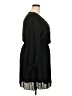 BBX Lephsnt 100% Polyester Solid Black Casual Dress Size 2X - photo 4