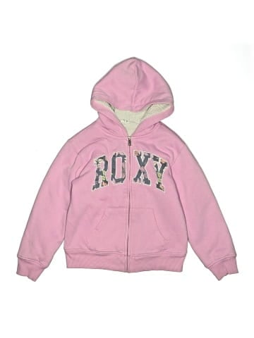 Roxy Girl Zip Up Hoodie (view 1)