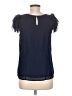 Gianni Bini Blue Short Sleeve Blouse Size M - photo 2