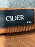 Cider 100% Polyester Solid Brown Casual Skirt Size 4XL - photo 3