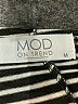 Mod On Trend Stripes Black Long Sleeve Blouse Size M - photo 4