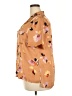 DR2 100% Polyester Floral Orange Short Sleeve Blouse Size XXL - photo 5