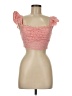 Lulus 100% Cotton Pink Sleeveless Top Size M - photo 1