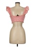 Lulus 100% Cotton Pink Sleeveless Top Size M - photo 2