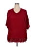 Unbranded Burgundy Poncho Size XXL (estimated) - photo 1