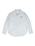 Crewcuts Solid Blue Long Sleeve Button-Down Shirt Size 8 - photo 1