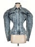 Norma Kamali Blue Denim Jacket Size 4 - photo 1