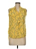 Fun2Fun 100% Rayon Yellow Sleeveless Blouse Size M - photo 1