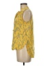 Fun2Fun 100% Rayon Yellow Sleeveless Blouse Size M - photo 5