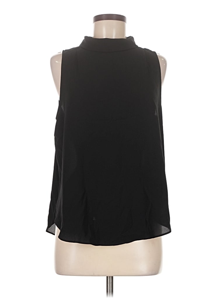 Pre-owned Astr Sleeveless Blouse In Black
