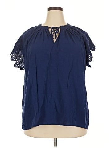 Catherine Malandrino Short Sleeve Blouse (view 1)