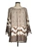Ruby Rd. 100% Viscose Brown 3/4 Sleeve Blouse Size M - photo 1